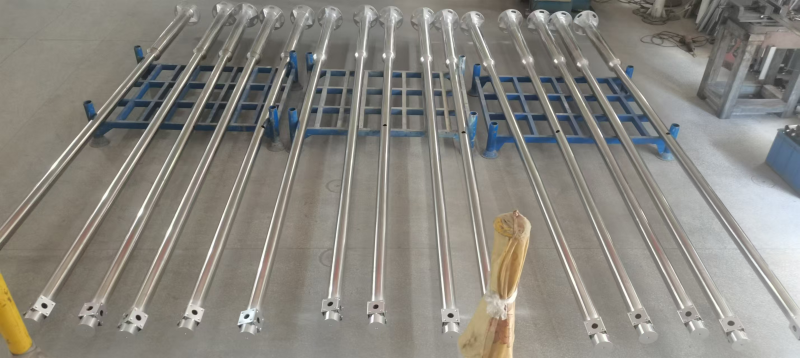 304 不锈钢管助力监控立杆制作